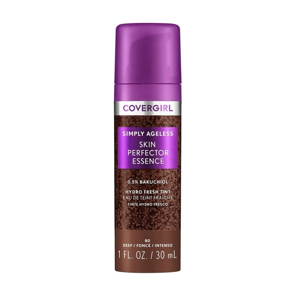 COVERGIRL Simply Ageless Skin Perfector Essence – Shade 80 Deep
